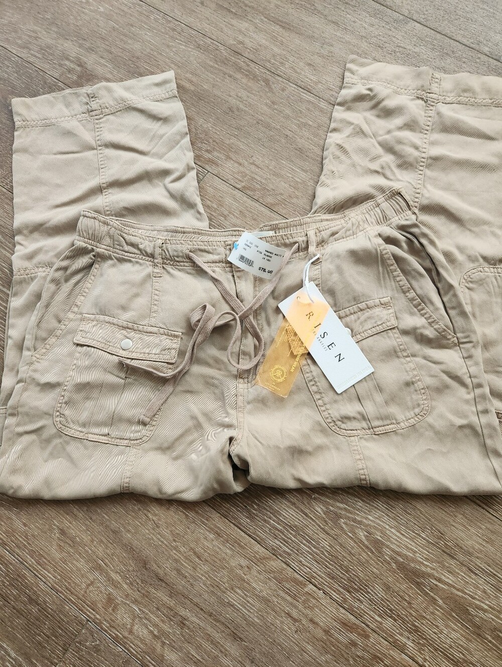 NWT Khaki Cargo Pants XL - Picture 3 of 6